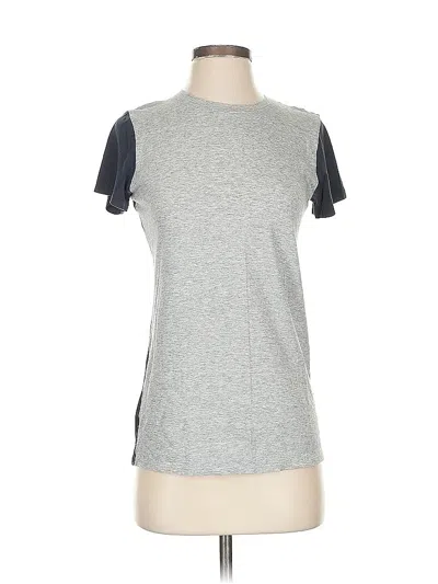 Pre-owned Vince Short Sleeve Top Gray Crew Neck Tops