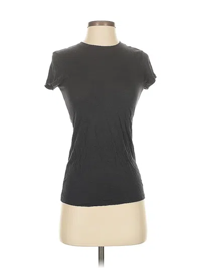 Pre-owned Vince Short Sleeve Top Gray Crew Neck Tops