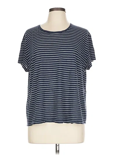Pre-owned Vince Short Sleeve T-shirt In Blue