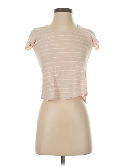 Pre-owned Vince Short Sleeve T-shirt In Brown