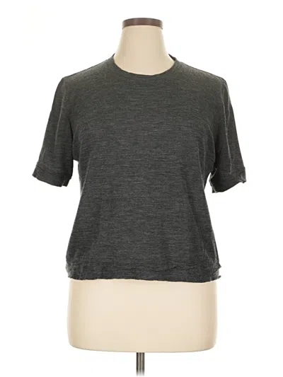 Pre-owned Vince Short Sleeve T-shirt In Gray