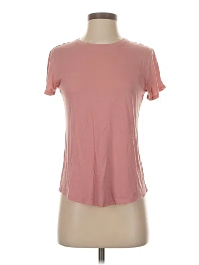 Pre-owned Vince Short Sleeve T-shirt In Pink