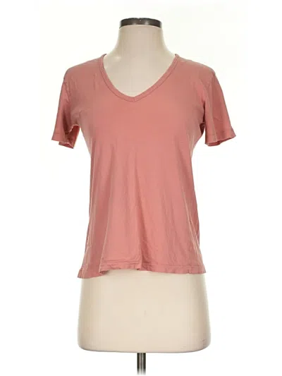 Pre-owned Vince Short Sleeve T-shirt In Pink