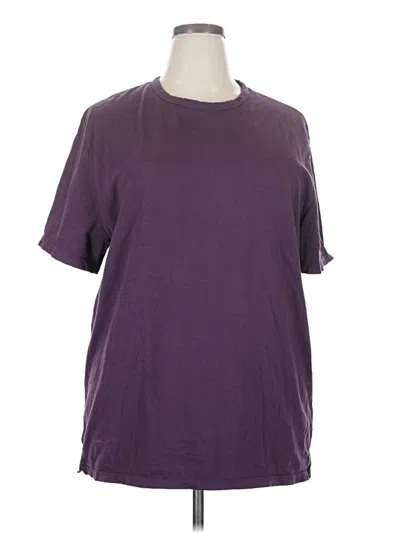 Pre-owned Vince Short Sleeve T-shirt In Purple