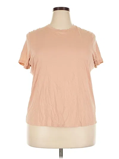Pre-owned Vince Short Sleeve T-shirt In Tan