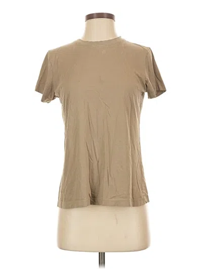 Pre-owned Vince Short Sleeve T-shirt In Tan