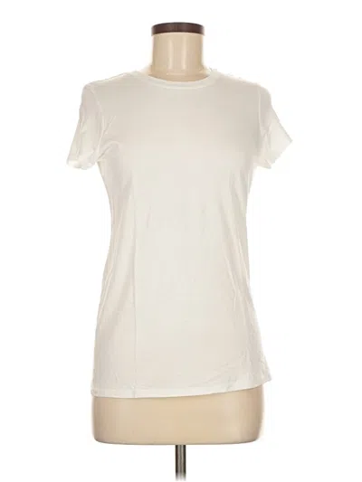 Pre-owned Vince Short Sleeve T-shirt In White