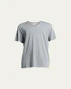 Vince Short-sleeve V-neck Jersey T-shirt, Gray In Gray