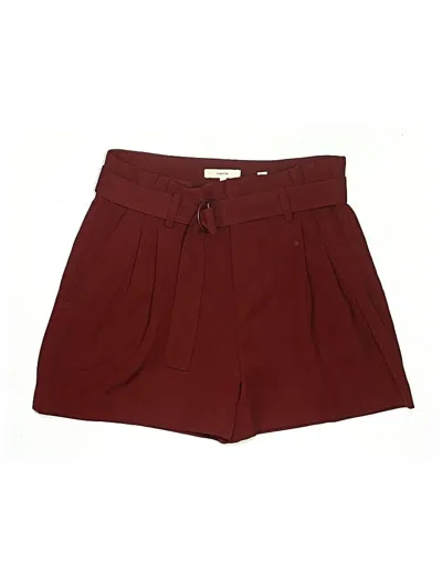 Vince Shorts In Burgundy