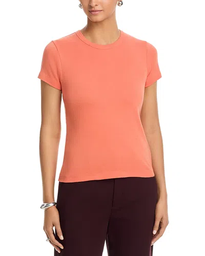Vince Shrunken 90s Tee In Orange