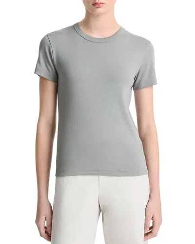 Vince Shrunken 90s Tee In Sea Stone