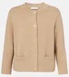 Vince Shrunken Wool And Cashmere Cardigan