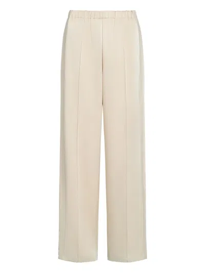 Vince Side-stripe Trousers In Neutral