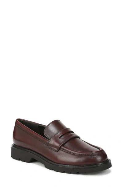 Vince Siena Lugged Penny Loafer In Brown