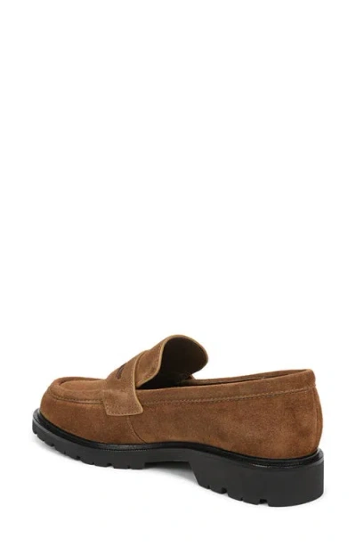 Vince Siena Lugged Penny Loafer In Brown