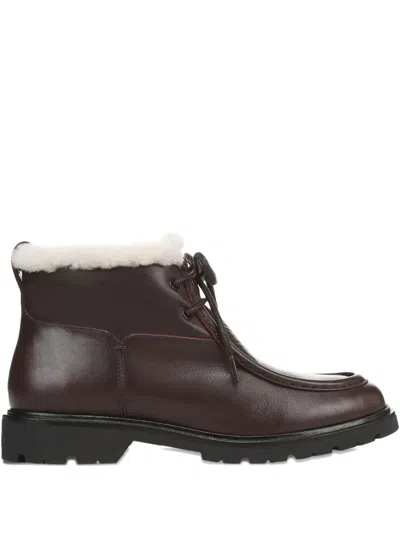 Vince Sierra Genuine Shearling Boot In Burgundy