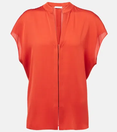 Vince Silk-blend Blouse