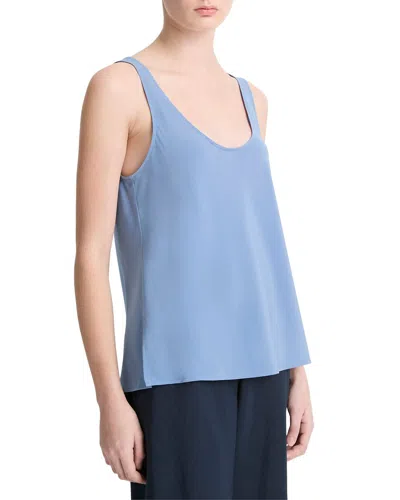 Vince Silk-blend Classic Bias Tank Cami In Multi