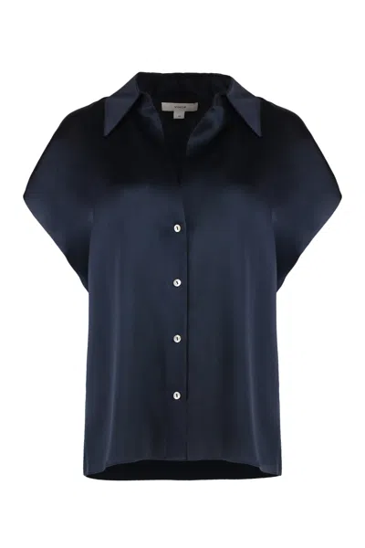 VINCE VINCE SILK BLOUSE