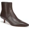 Vince Simone Kitten Heel Bootie In Brown