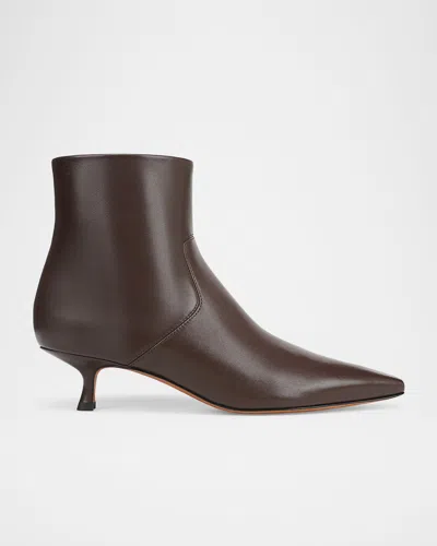 Vince Simone Leather Ankle Boots