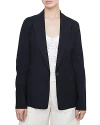 Vince Single Breasted Blazer In Marina