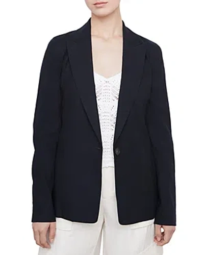 Vince Single Breasted Blazer In Marina