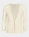 Vince Single-button Wool-cashmere Cardigan In Neutral