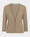 Vince Single-button Wool-cashmere Cardigan In Mojave