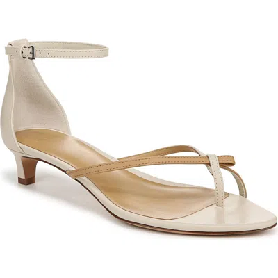 Vince Siri Ankle Strap Kitten Heel Sandal In Light Sable/moonlight