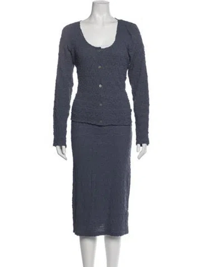 Pre-owned Vince Skirt Set In Blue