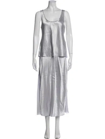 Pre-owned Vince Skirt Set In Blue