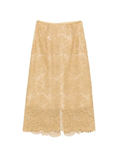 Vince Skirts Beige In Nude
