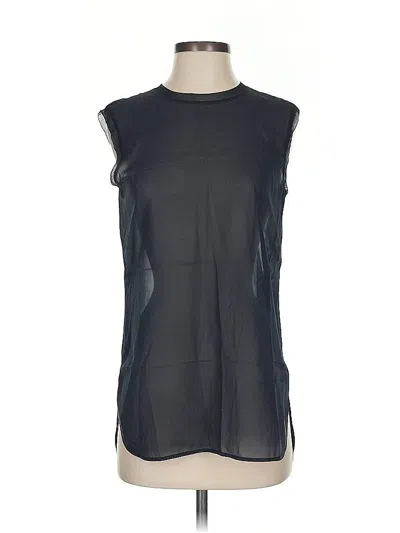 Pre-owned Vince Sleeveless Blouse In Black
