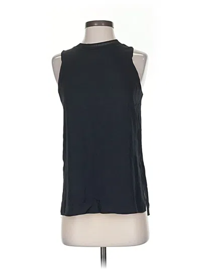 Pre-owned Vince Sleeveless Blouse In Black