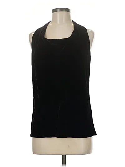 Pre-owned Vince Sleeveless Blouse In Black