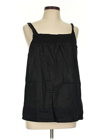 Pre-owned Vince Sleeveless Blouse In Black