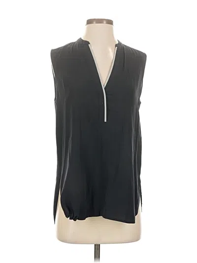 Pre-owned Vince Sleeveless Blouse In Black