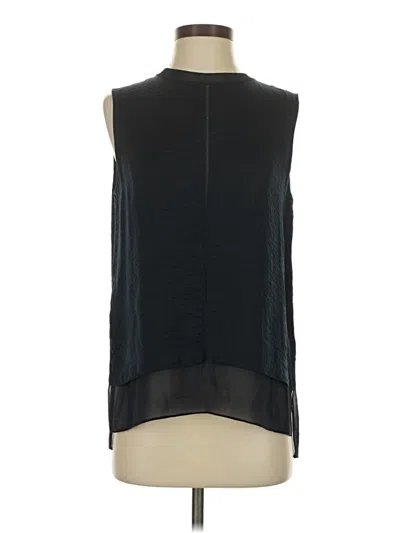 Pre-owned Vince Sleeveless Blouse In Black