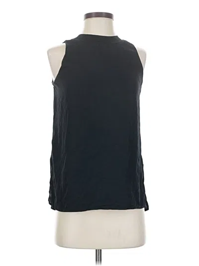 Pre-owned Vince Sleeveless Blouse In Black