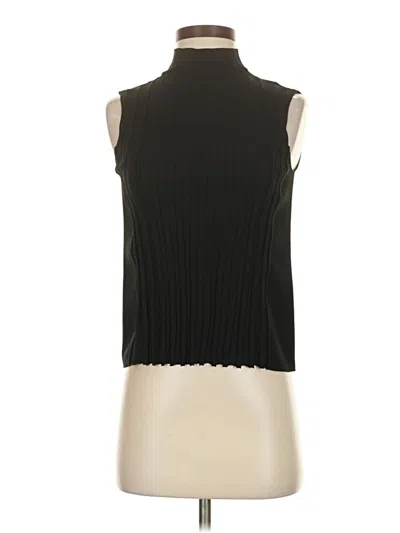 Pre-owned Vince Sleeveless Blouse In Black