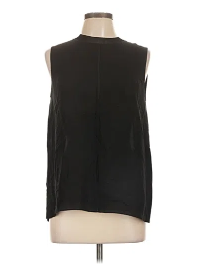 Pre-owned Vince Sleeveless Blouse In Black
