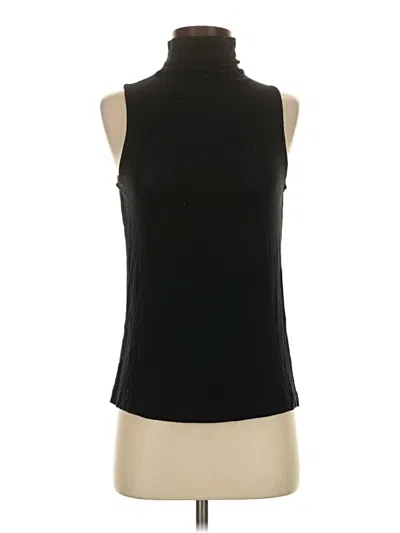 Pre-owned Vince Sleeveless Blouse In Black