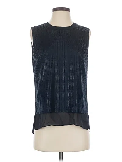 Pre-owned Vince Sleeveless Blouse In Black