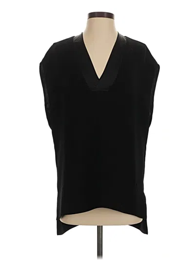Pre-owned Vince Sleeveless Blouse In Black