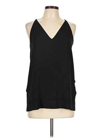Pre-owned Vince Sleeveless Blouse In Black