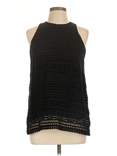 Pre-owned Vince Sleeveless Blouse In Black
