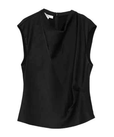 Vince Sleeveless Blouse In Black