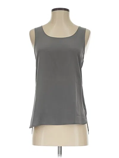 Pre-owned Vince Sleeveless Blouse In Gray
