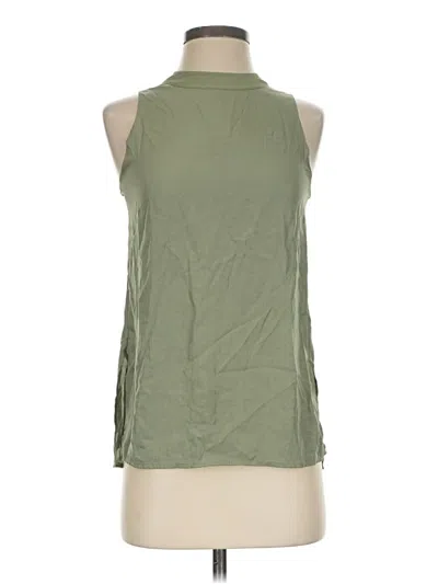 Pre-owned Vince Sleeveless Blouse In Green